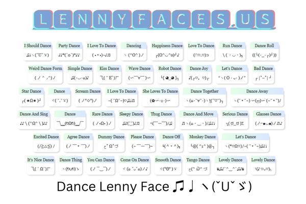 Dance Lenny Face ♫♩ヽ(ˇUˇゞ)